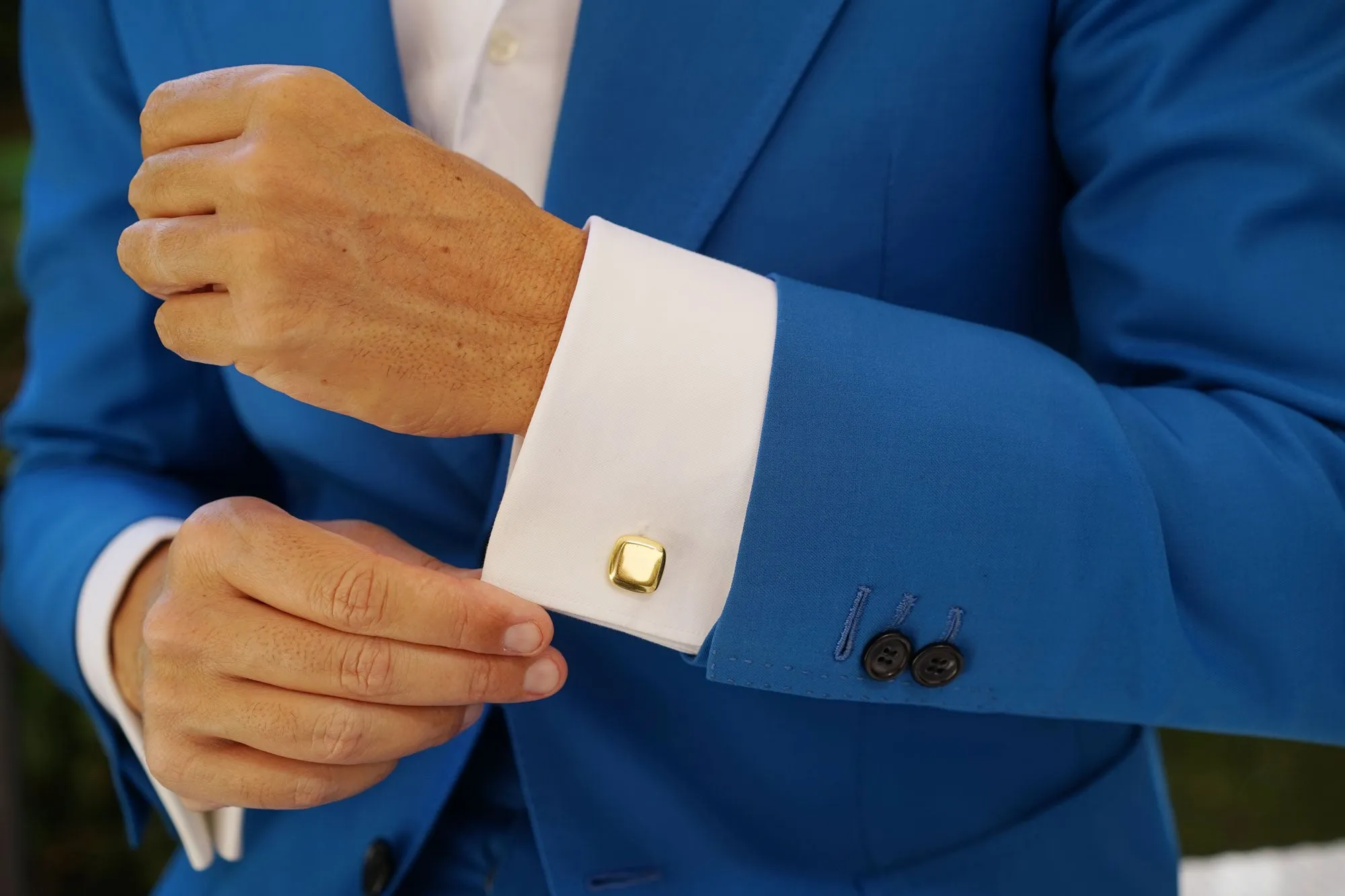 Simmons Gold Cufflinks