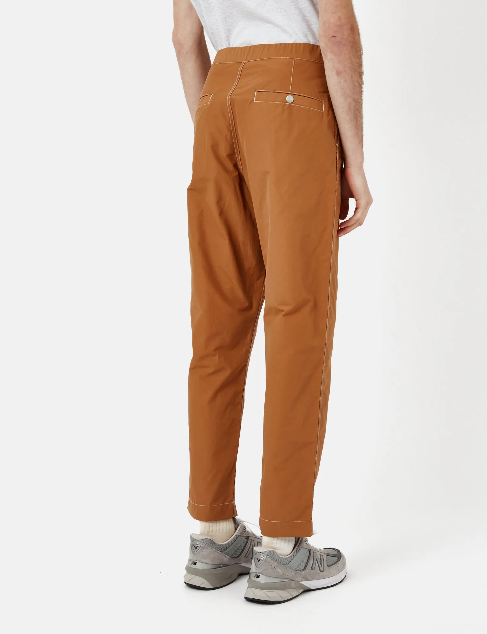 Snow Peak Light Mountain Cloth Pants - Brown