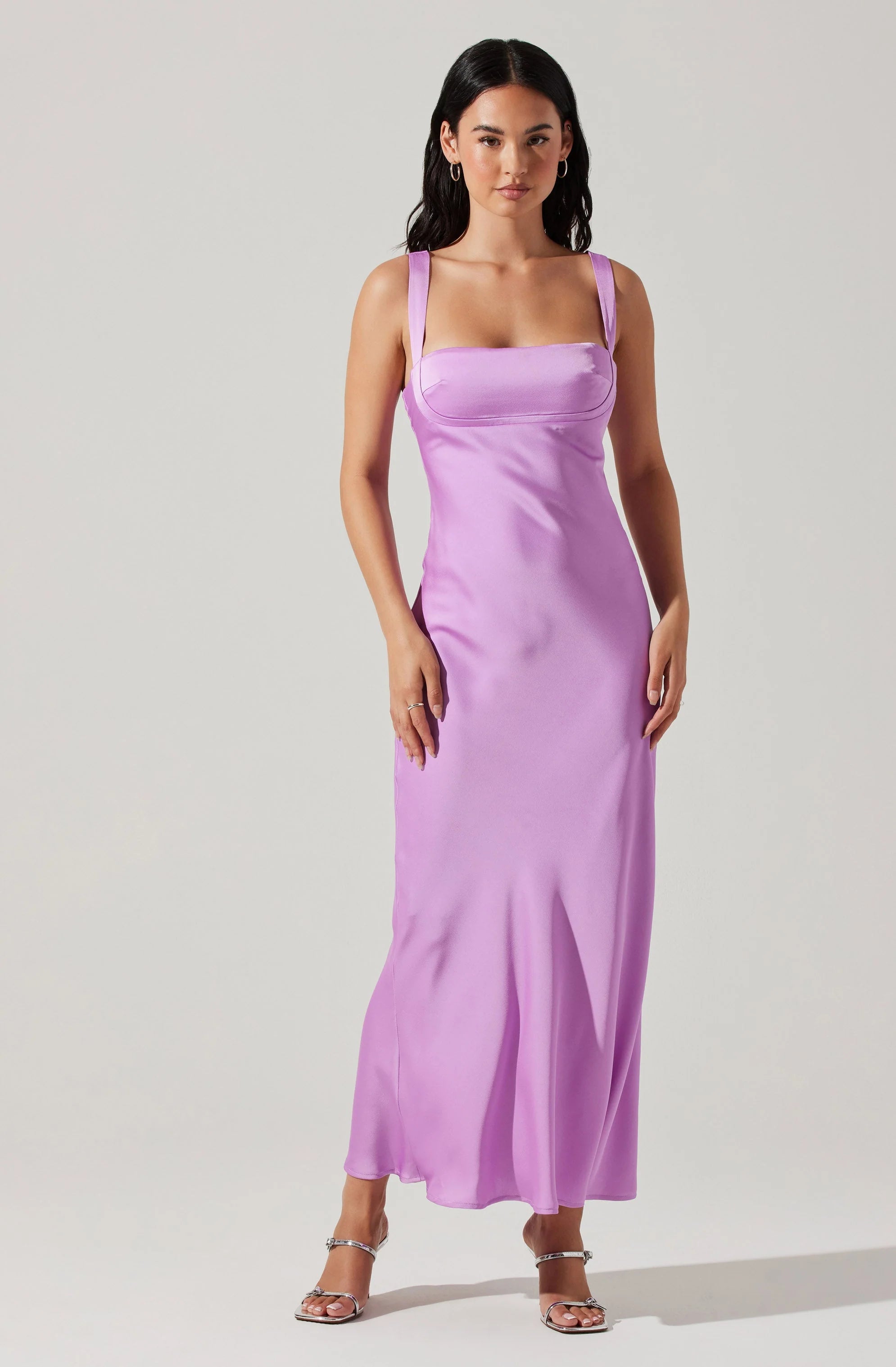 Stacie Satin Maxi Dress