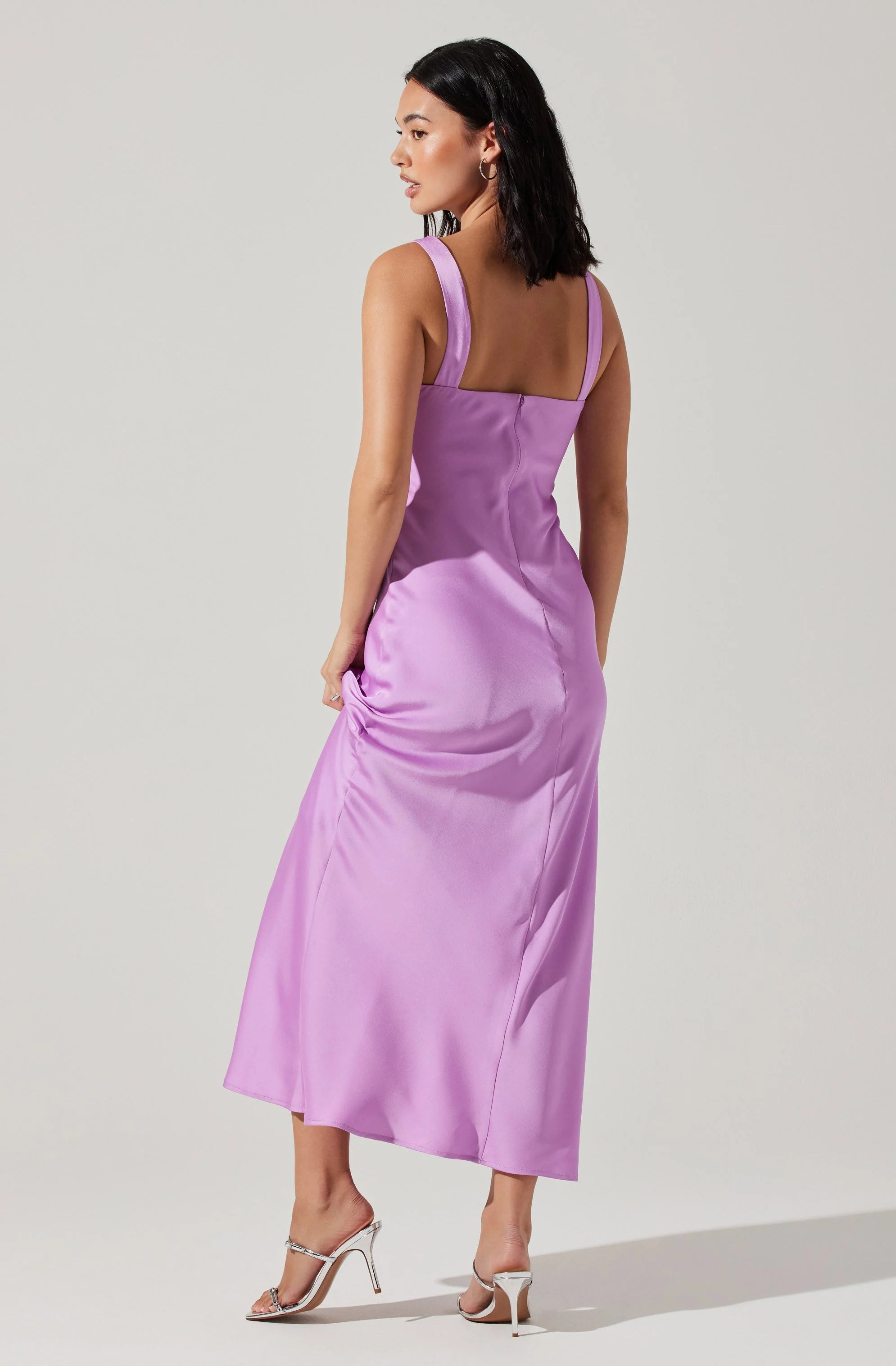 Stacie Satin Maxi Dress