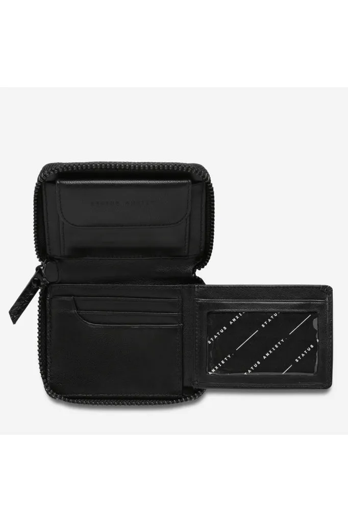 Status Anxiety - Wayward - Wallet - Black Croc Emboss