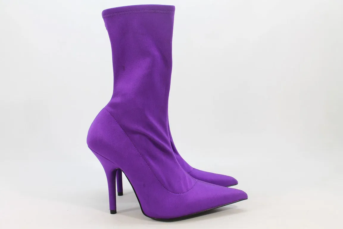 Steve Madden Mimi Women's Purple Boots 6M(ZAP10881)