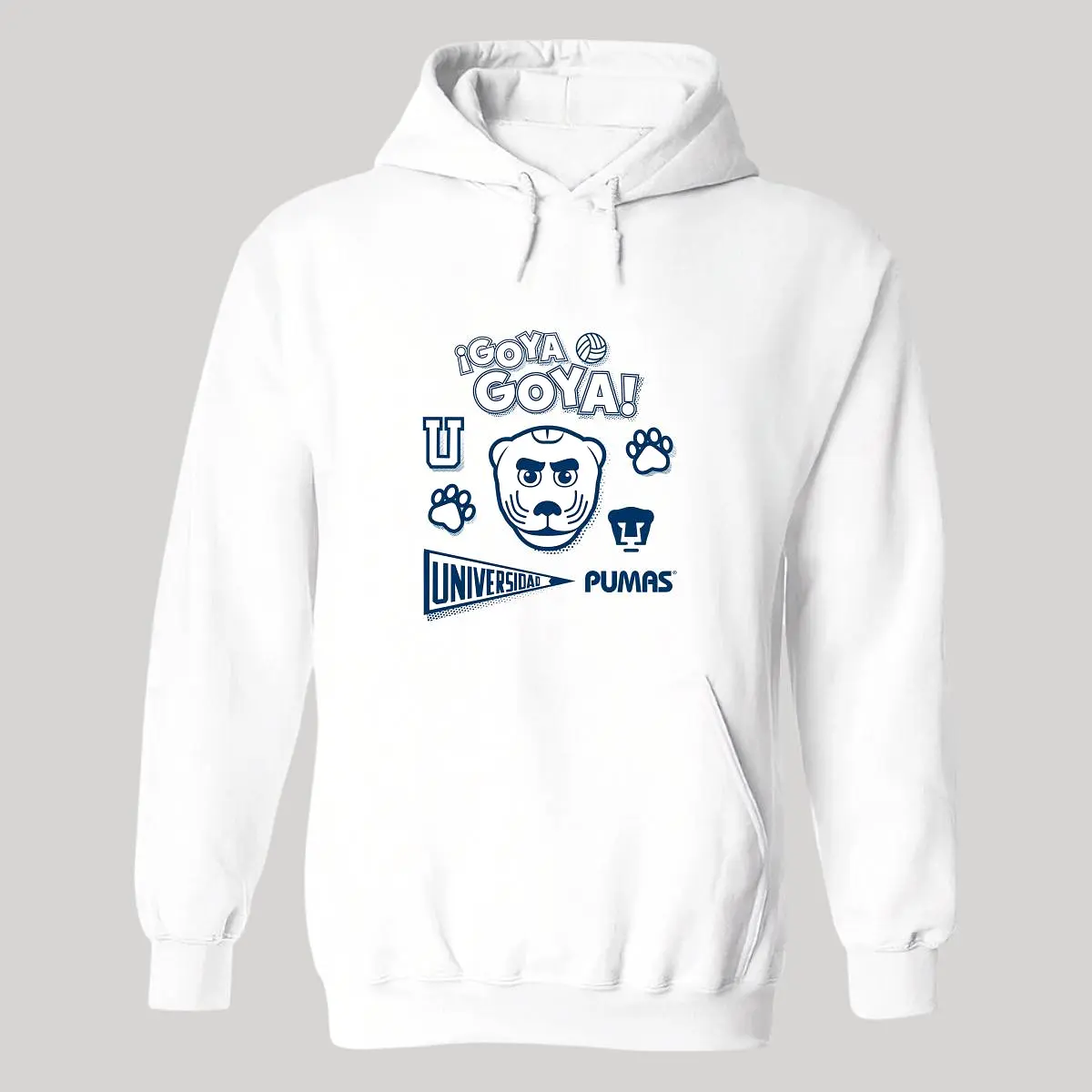 Sudadera Hombre Hoodie  Pumas UNAM Goya Universidad