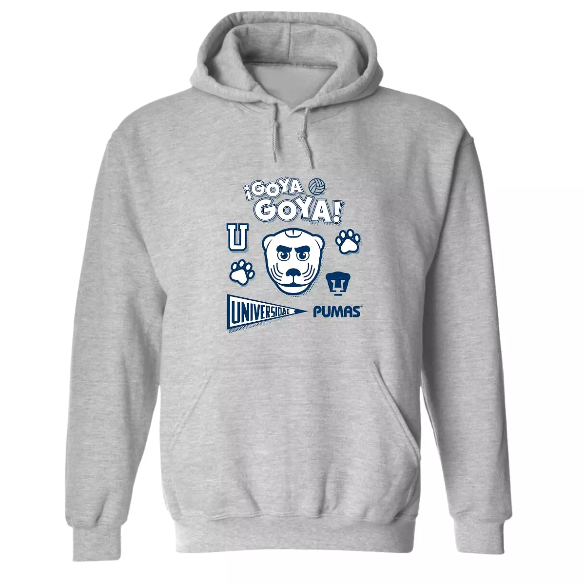 Sudadera Hombre Hoodie  Pumas UNAM Goya Universidad