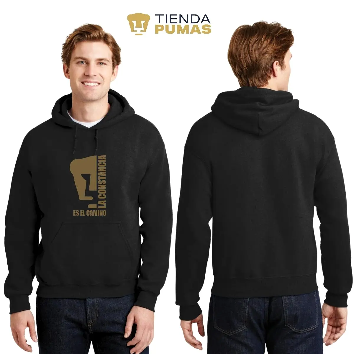 Sudadera Hombre Hoodie  Pumas UNAM La constancia