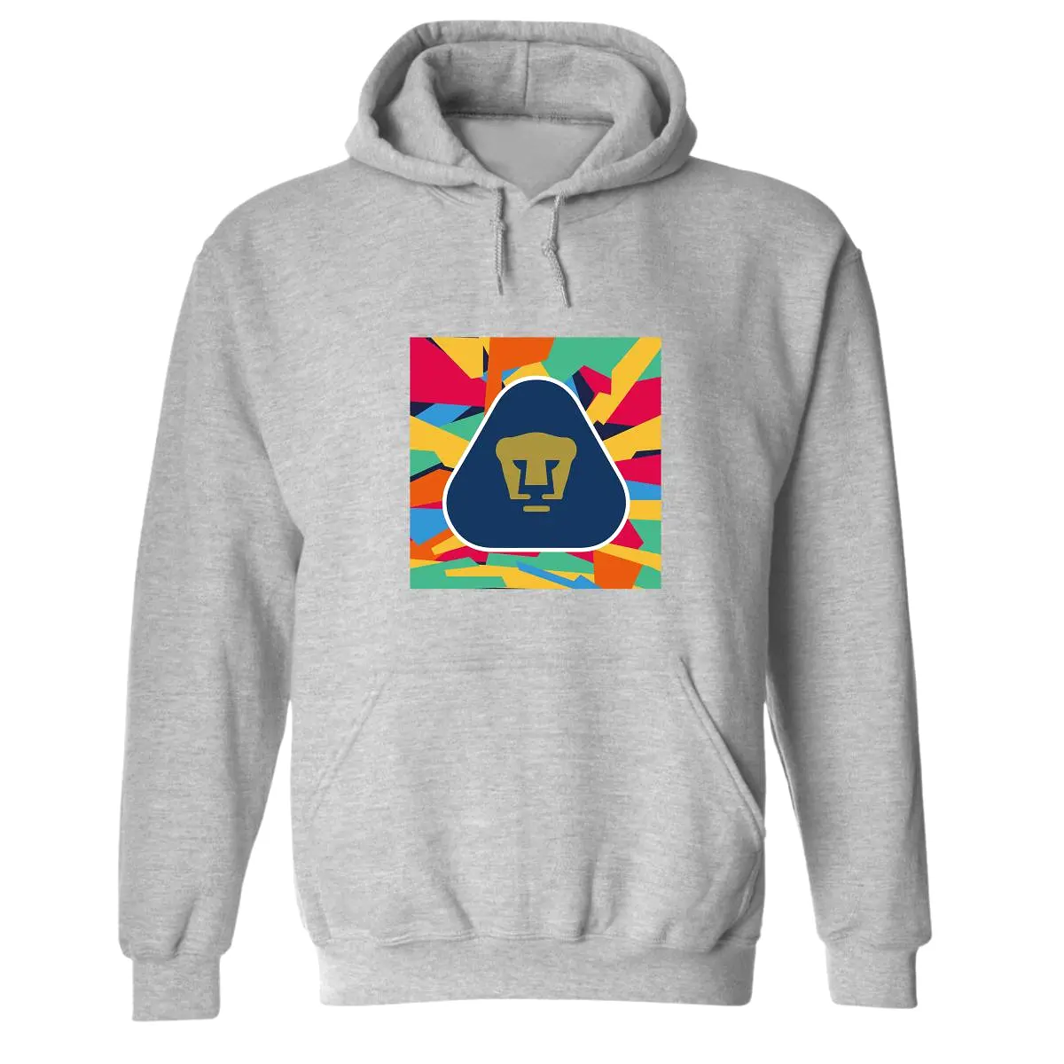 Sudadera Hombre Hoodie  Pumas UNAM Logo Multicolor