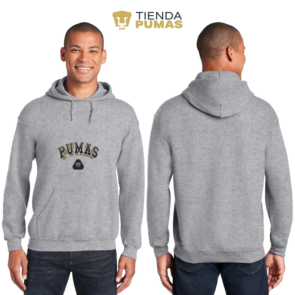 Sudadera Hombre Hoodie  Pumas UNAM Pumas 3D