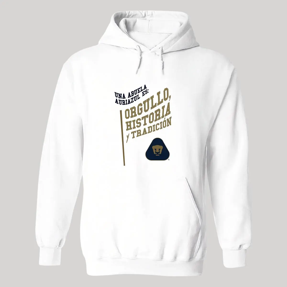 Sudadera Mujer Hoodie  Pumas UNAM Abuela Auriazul