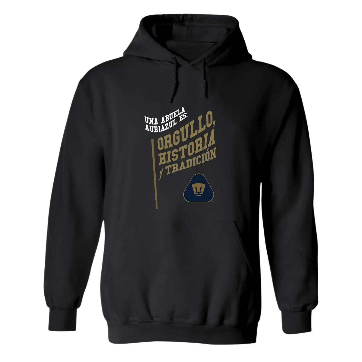 Sudadera Mujer Hoodie  Pumas UNAM Abuela Auriazul