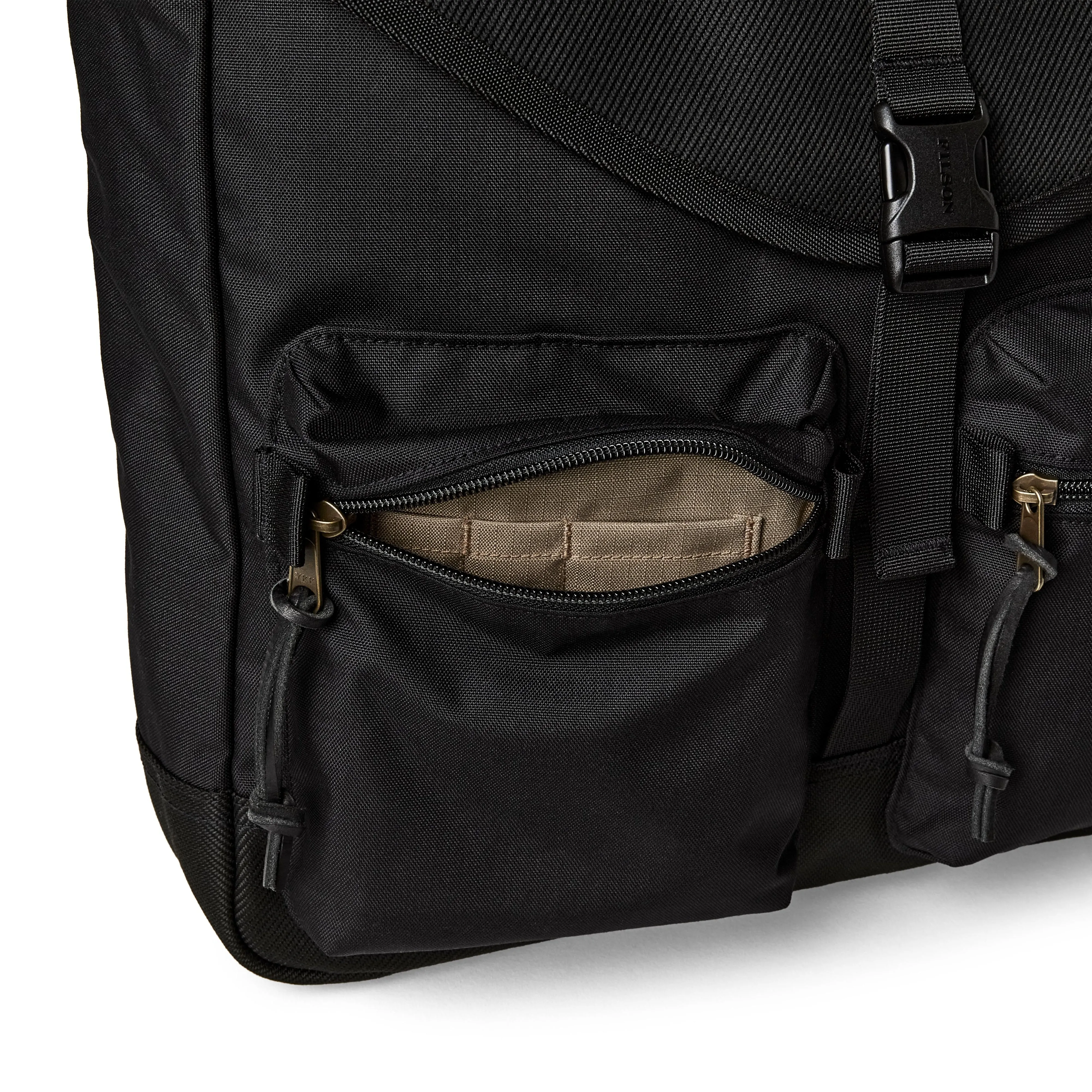 Surveyor Messenger Bag- Black