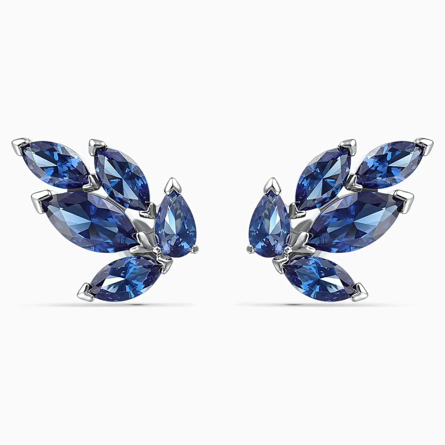 Swarovski Crystal Jewelry LOUISON STUD PIERCED EARRINGS, Blue, Rhodium -5536549