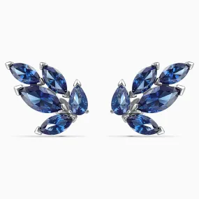 Swarovski Crystal Jewelry LOUISON STUD PIERCED EARRINGS, Blue, Rhodium -5536549