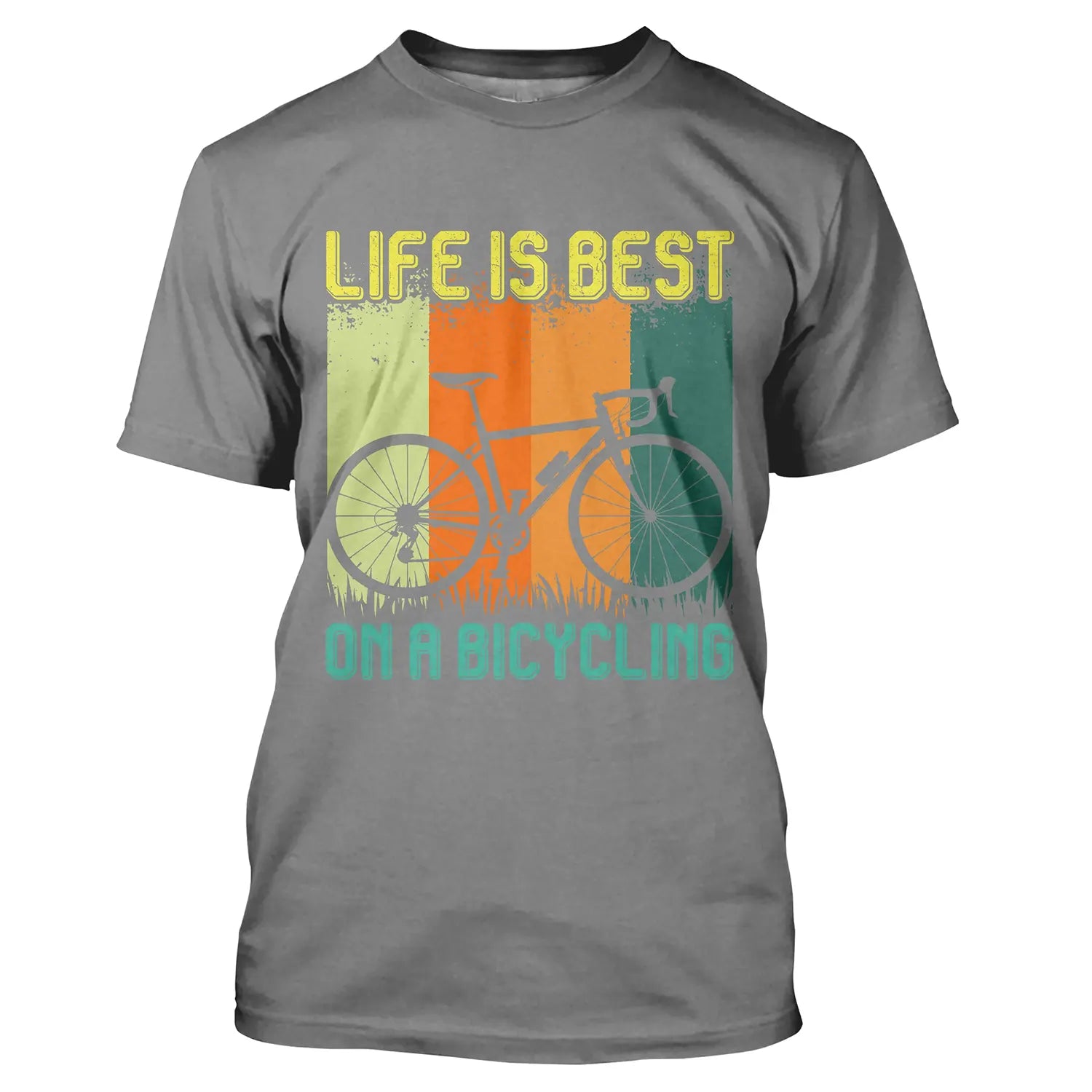 T-shirt Cyclisme La Vie Est Meilleure  Vélo - CT01022430