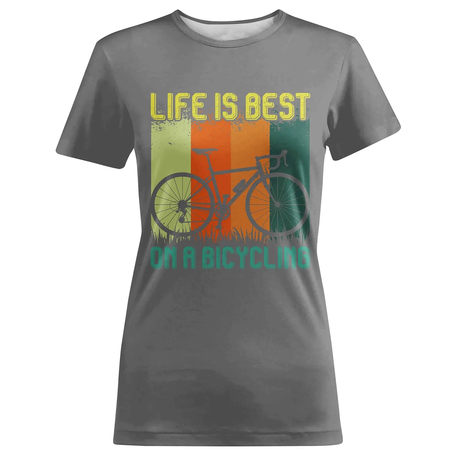 T-shirt Cyclisme La Vie Est Meilleure  Vélo - CT01022430