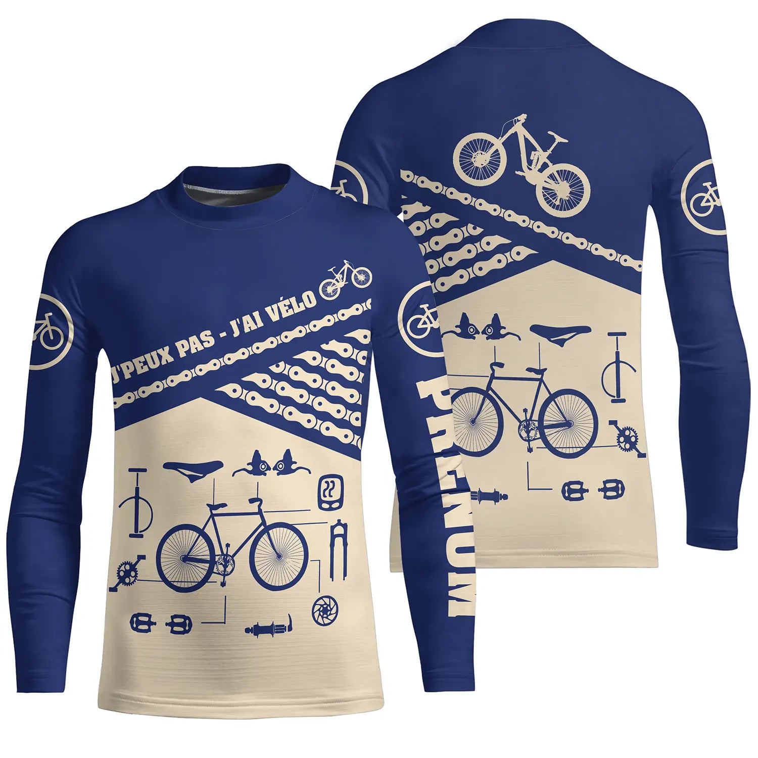 T-shirt Humour Cyclisme, J'Peux Pas J'ai Vélo - CT07022432