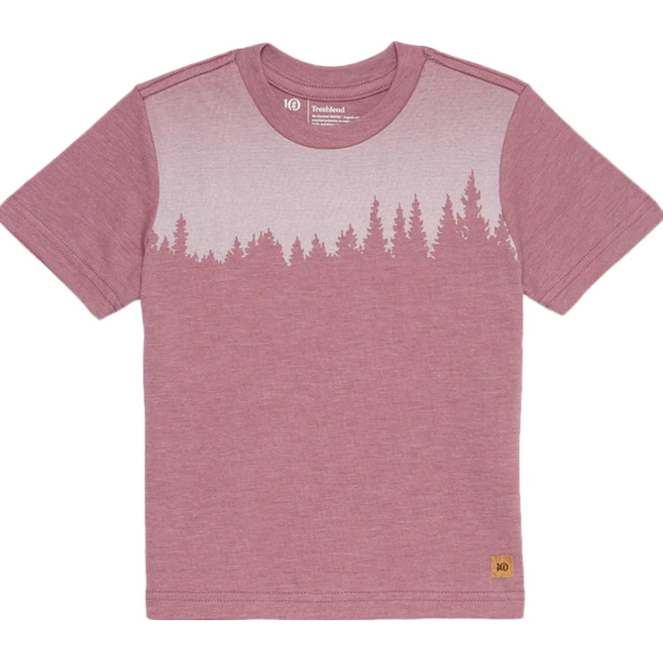 tentree Dusky Orchid Heather Juniper Kids T-Shirt