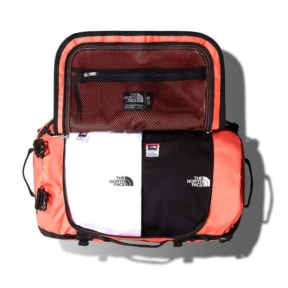 The North Face Base Camp Duffel S Retro Orange / TNF Black Bag