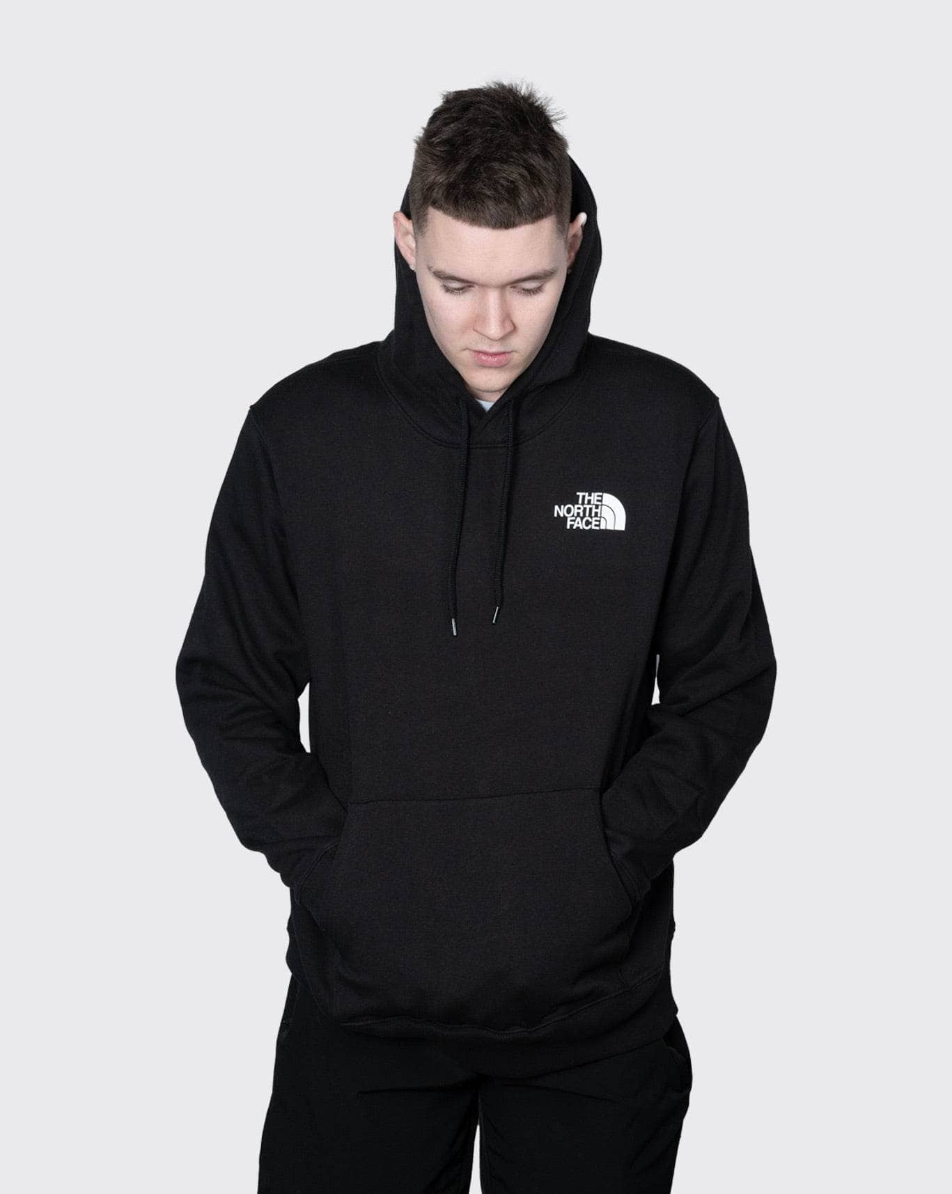 the north face NSE box pullover hood