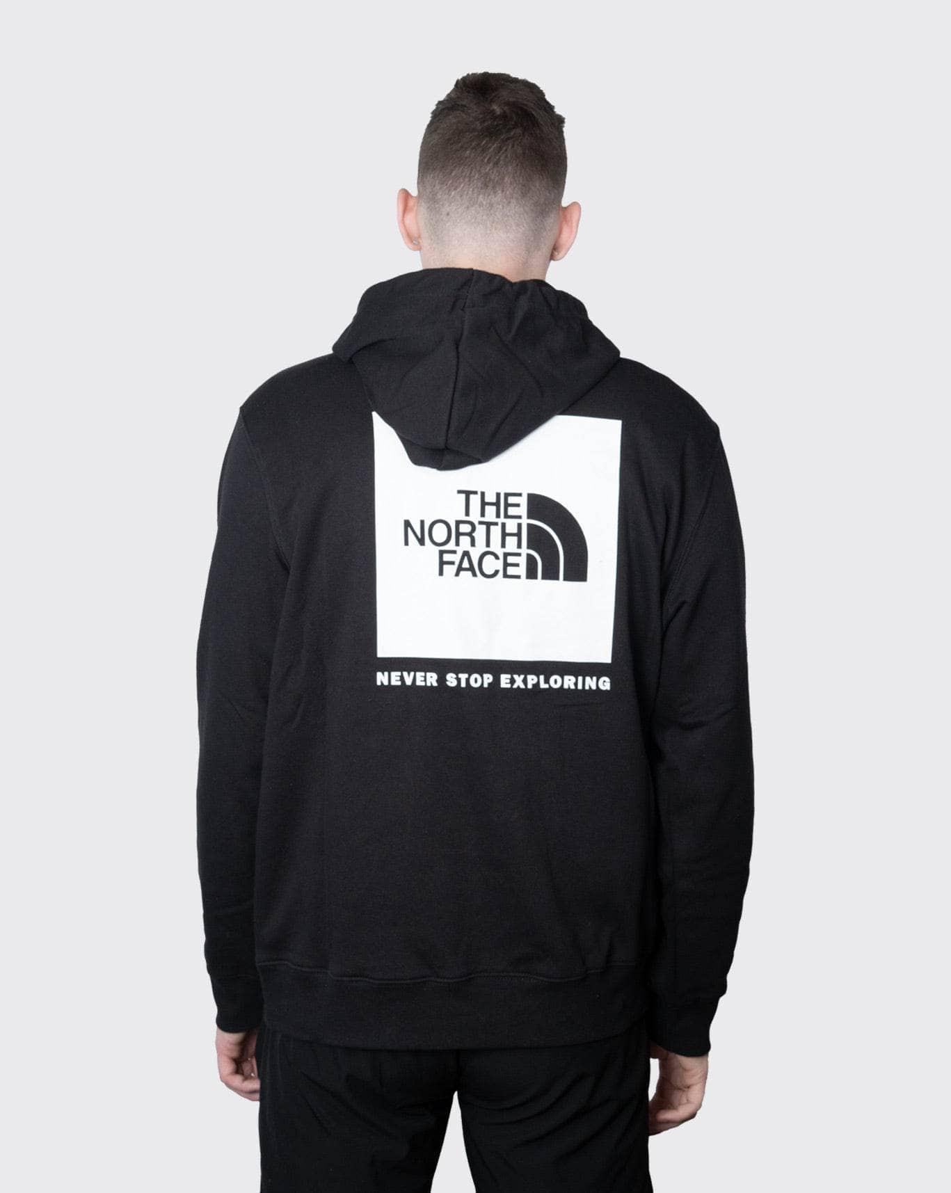 the north face NSE box pullover hood