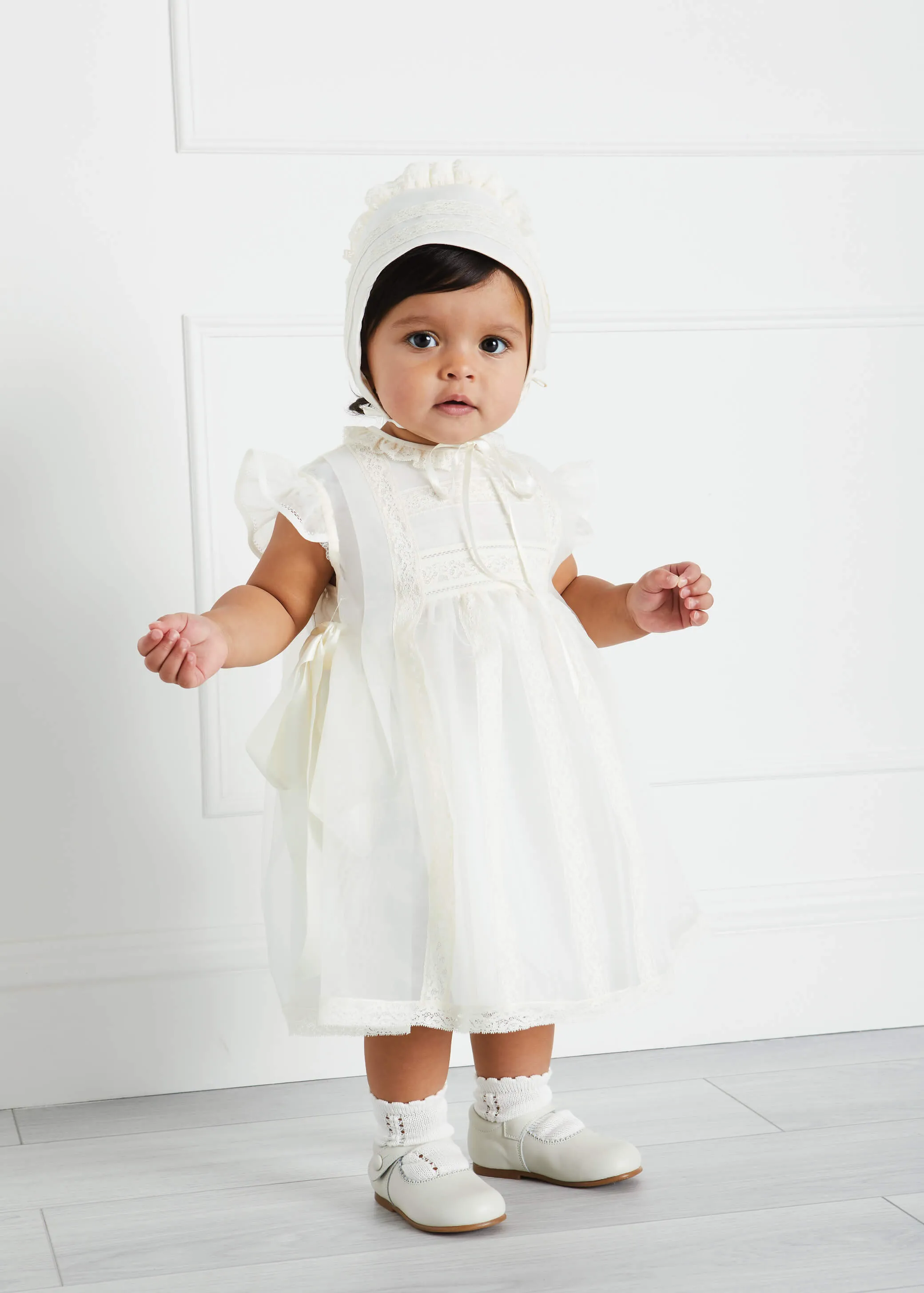 Traditional Cream Christening Gown (3mths-2yrs)