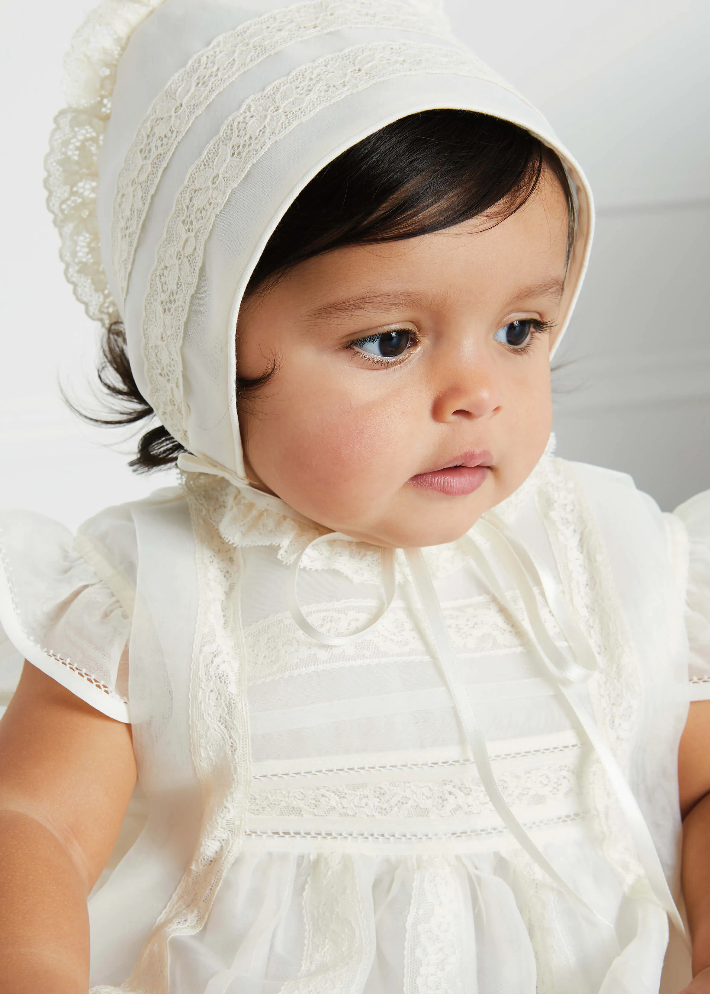 Traditional Cream Christening Gown (3mths-2yrs)