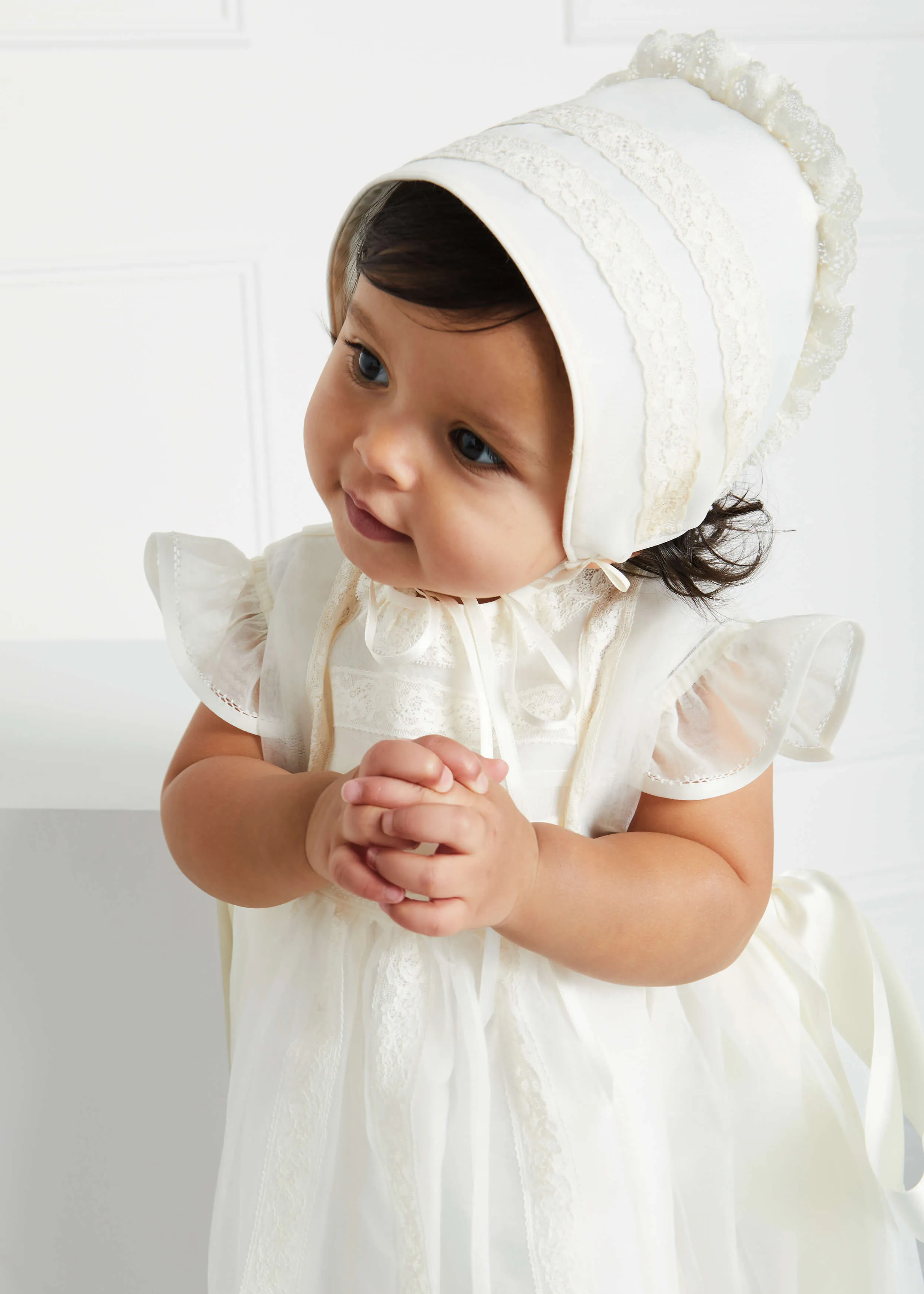 Traditional Cream Christening Gown (3mths-2yrs)