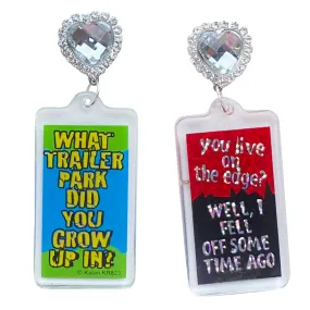 Trailer Park 80's Charm Earrings