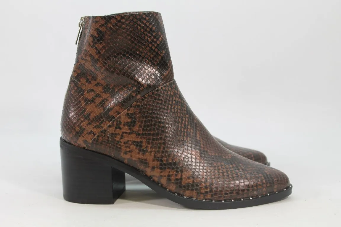 Treasure & Bond Farrah Women's Snake Brown Boots 7.5M(ZAP13147)