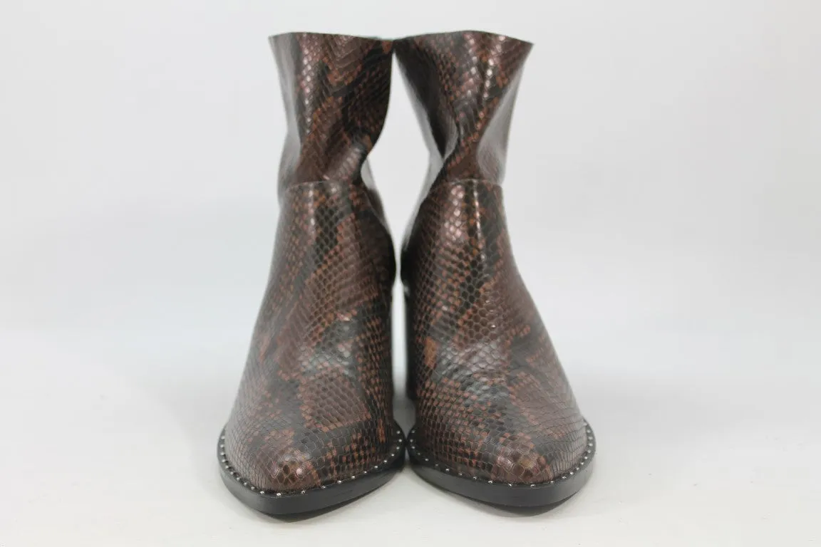 Treasure & Bond Farrah Women's Snake Brown Boots 7.5M(ZAP13147)