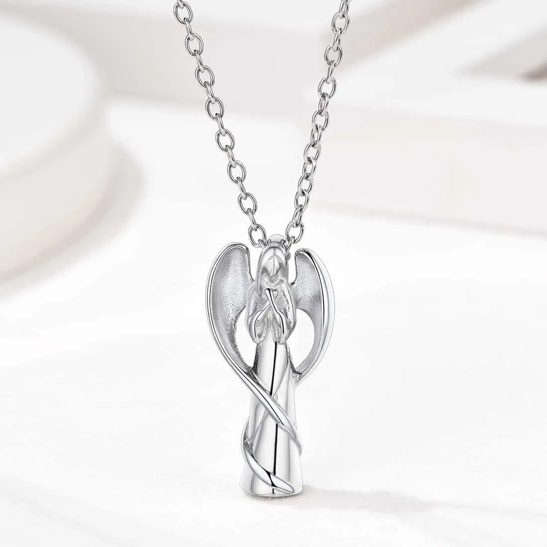 U7 Jewelry Virgin Mary Urn Pendant Necklace For Ashes