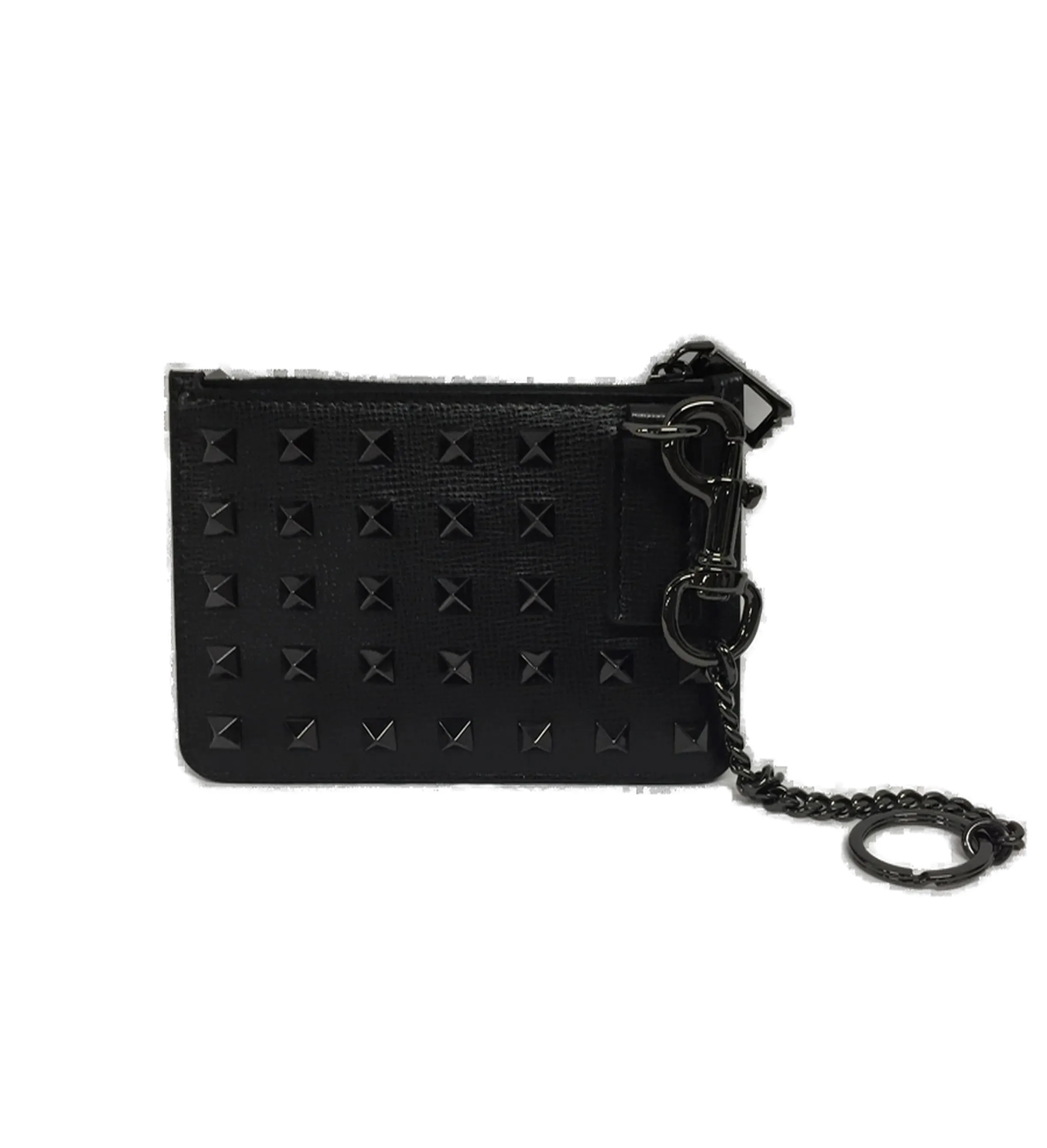 Valentino Garavani Rockstud Zip-Up Card Holder