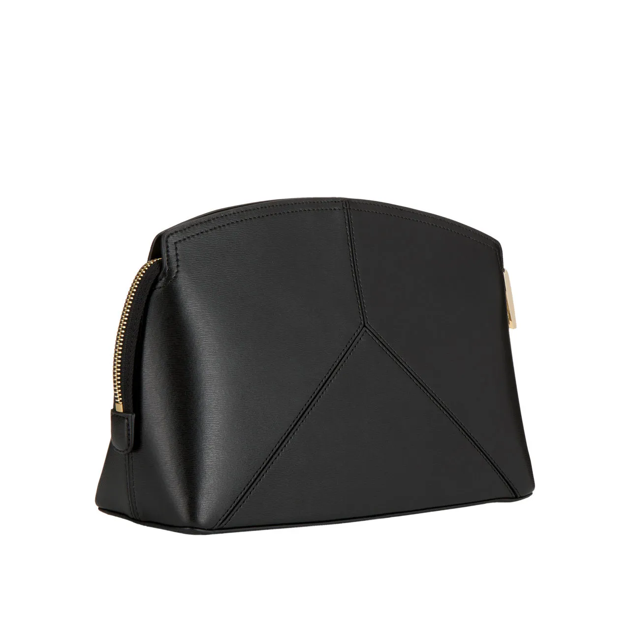 VICTORIA BECKHAM Victoria Leather Clutch - Black