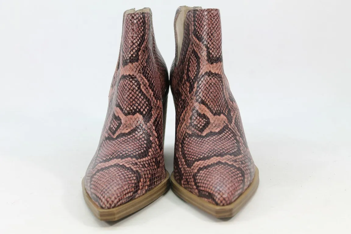 Vince Camuto Gigietta Women's Pink Snake Boots 7.5M(ZAP13781)