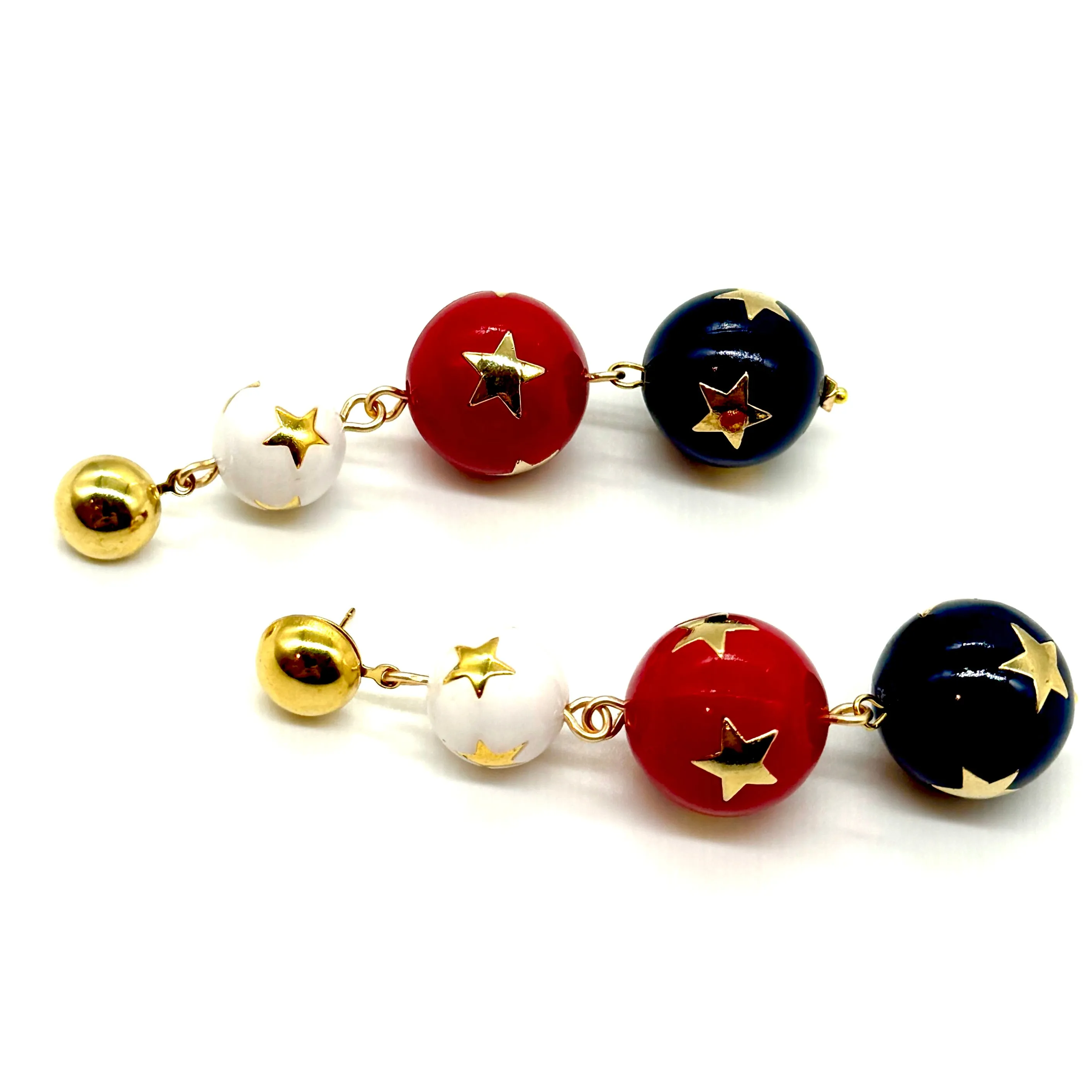 Vintage Americana Triple Drop Earrings