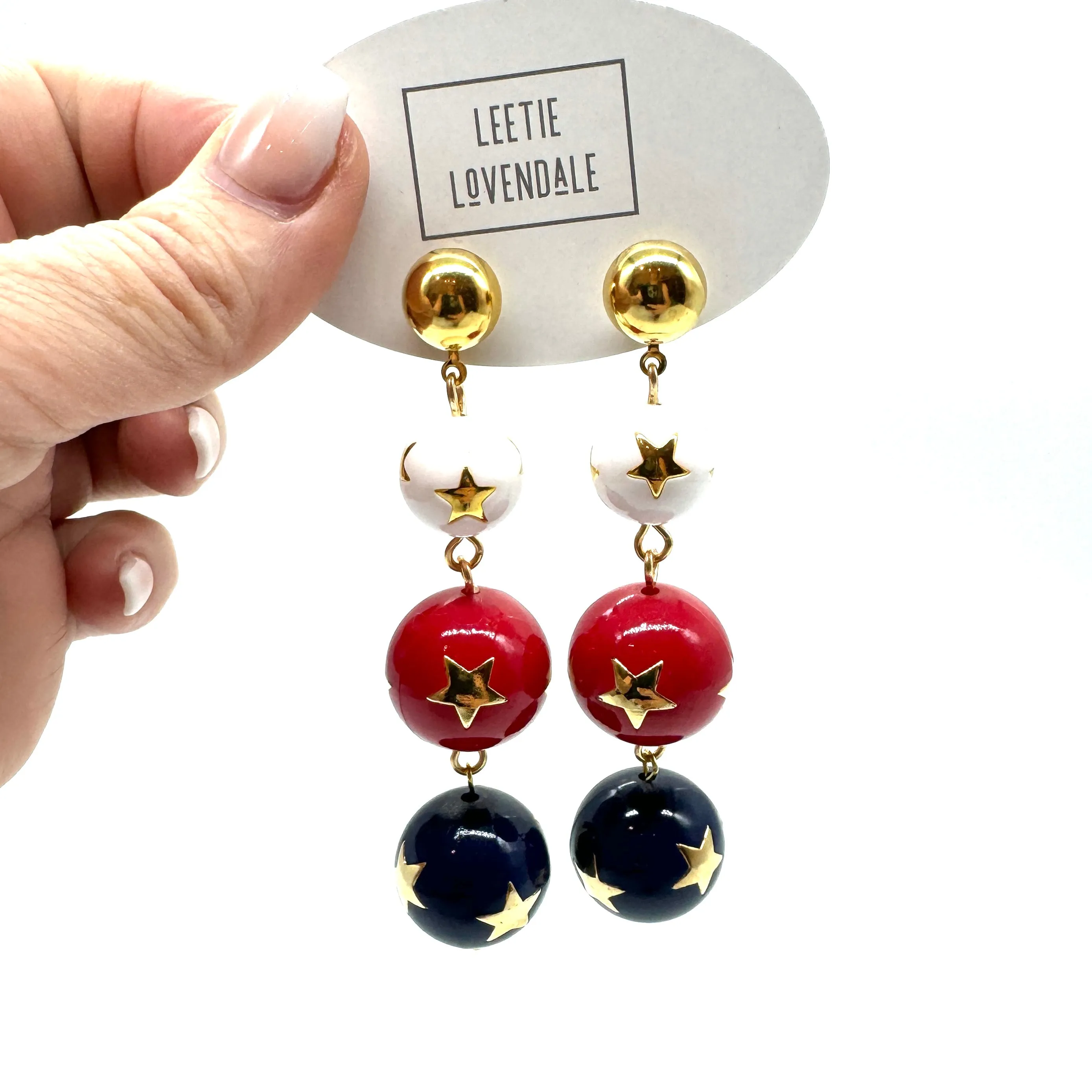 Vintage Americana Triple Drop Earrings