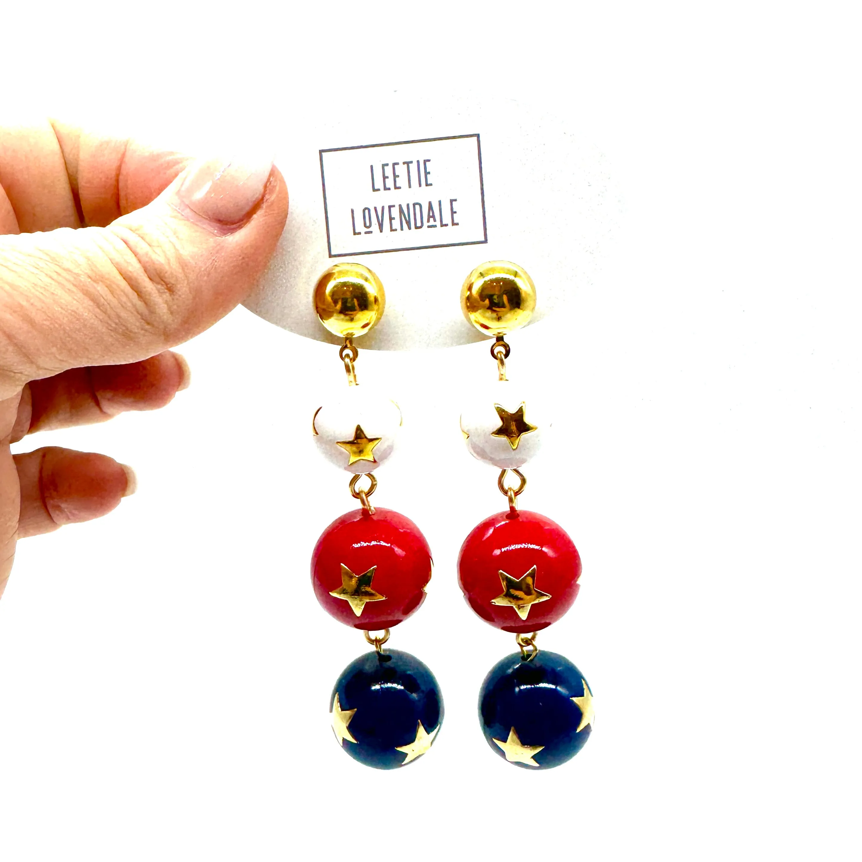 Vintage Americana Triple Drop Earrings