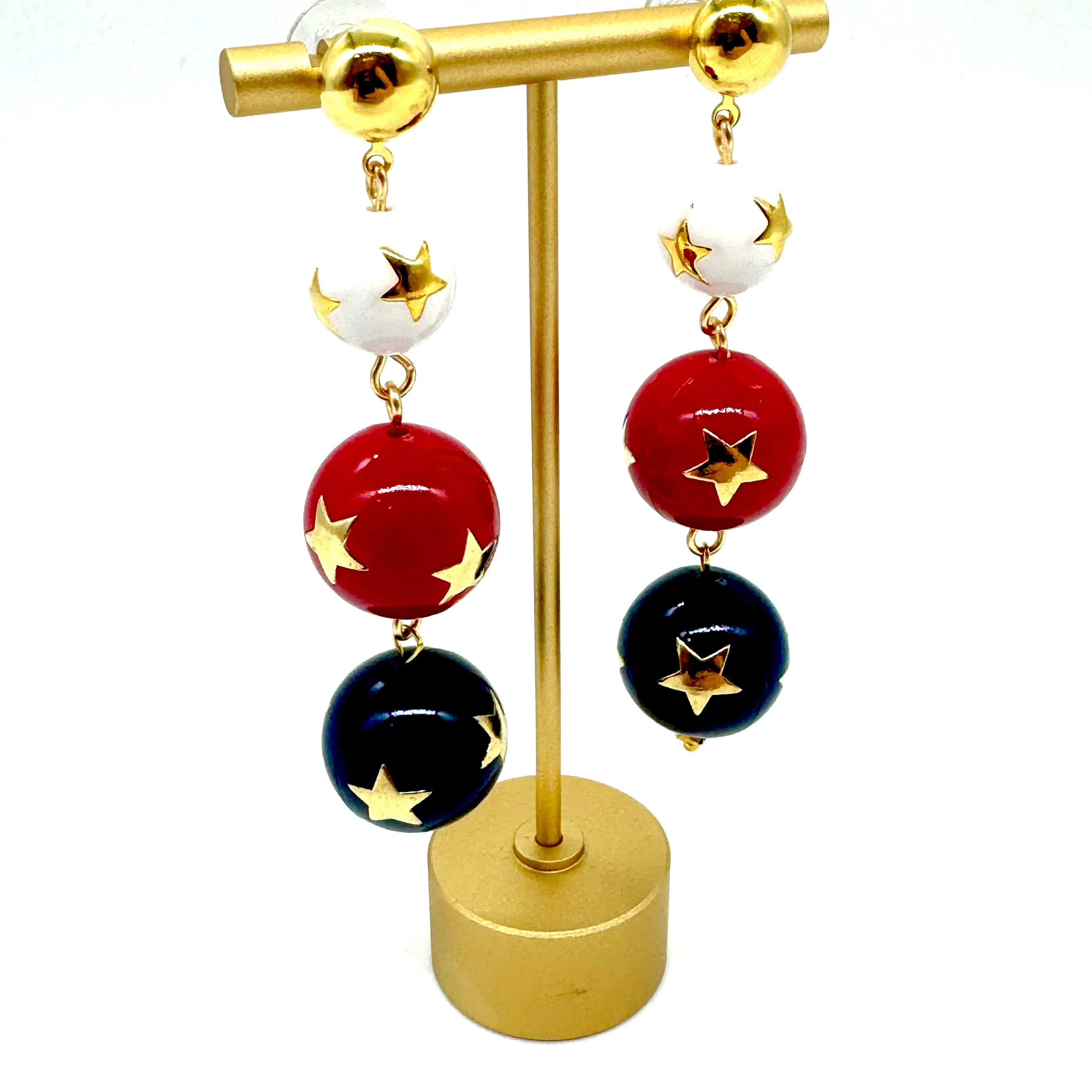 Vintage Americana Triple Drop Earrings