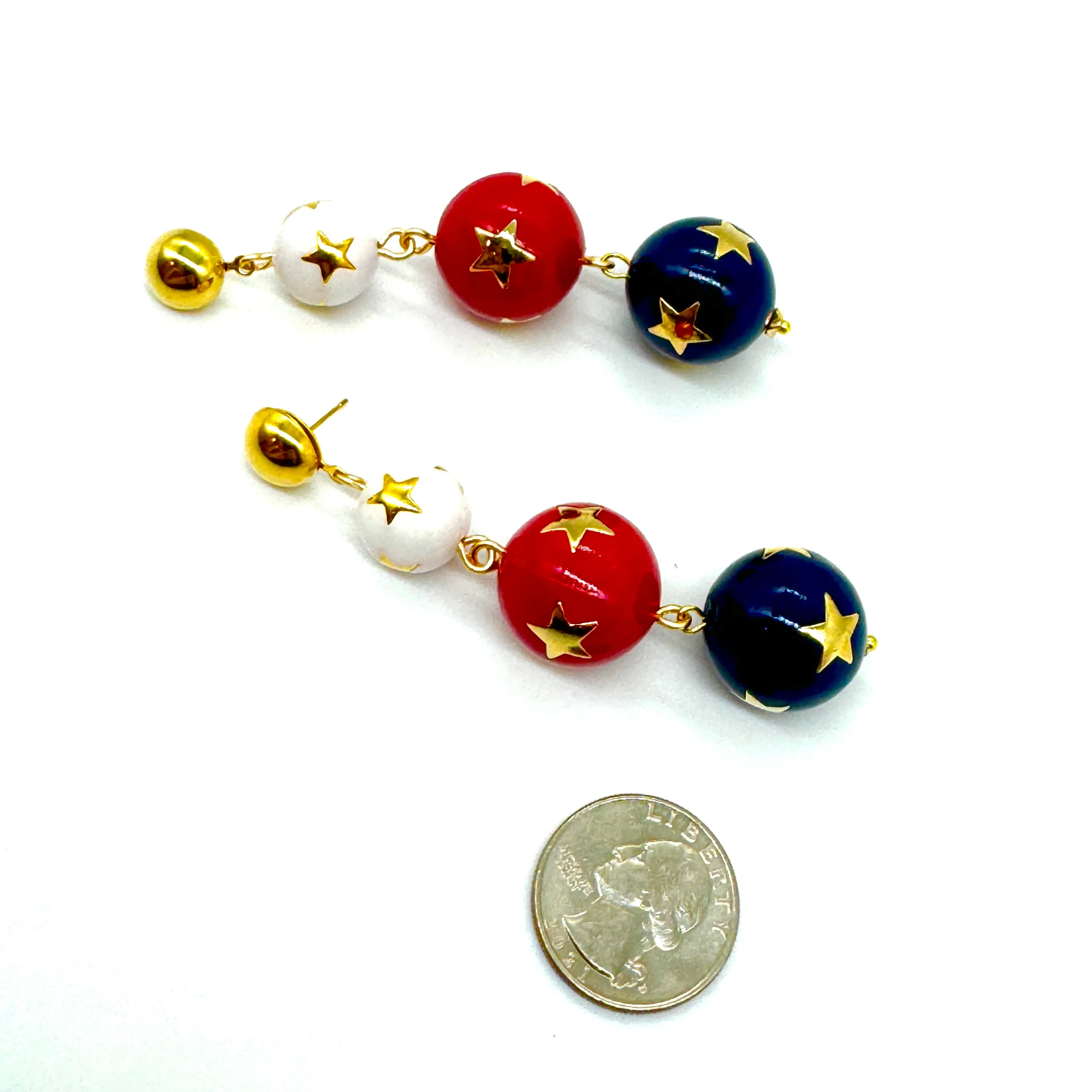 Vintage Americana Triple Drop Earrings