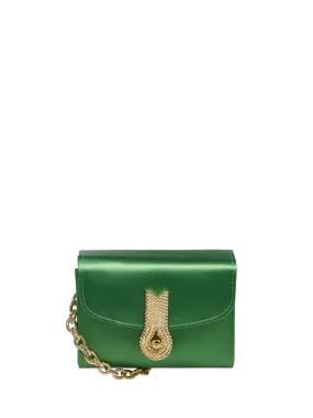 WOMAN AMATO DANIELE GREEN VISCOSE QUEEN MICRO BELT BAG