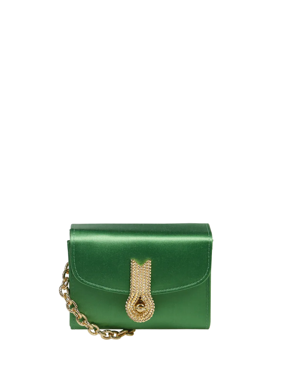 WOMAN AMATO DANIELE GREEN VISCOSE QUEEN MICRO BELT BAG