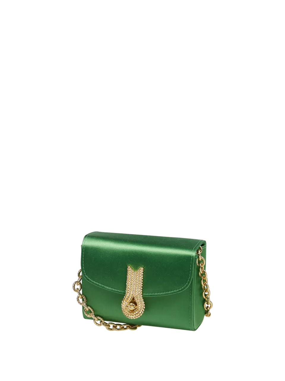 WOMAN AMATO DANIELE GREEN VISCOSE QUEEN MICRO BELT BAG