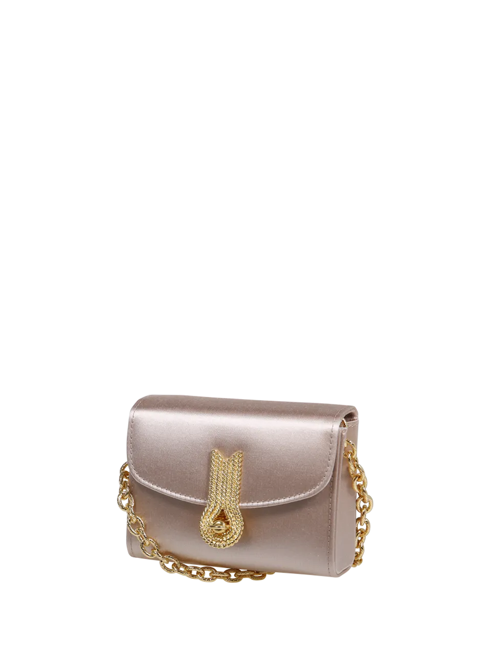 WOMAN AMATO DANIELE LIGHT PINK VISCOSE QUEEN MICRO BELT BAG