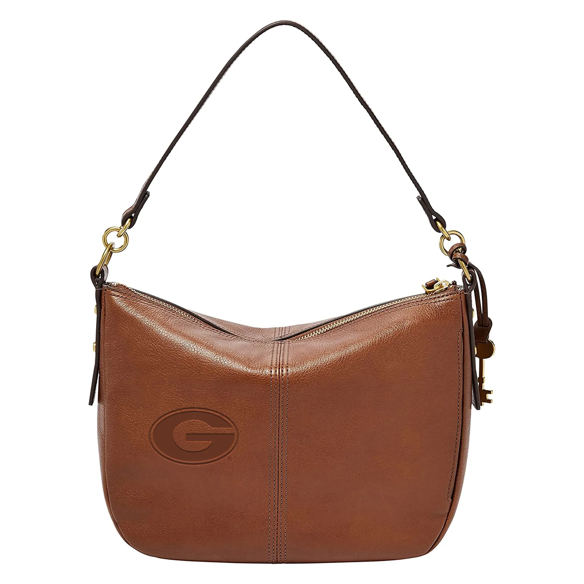 Women's Fossil  Brown Georgia Bulldogs Jolie Crossbody Bag