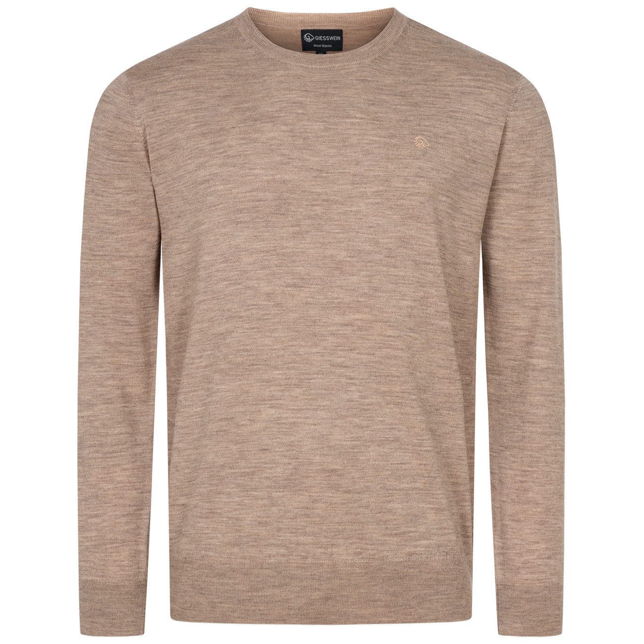 Wool Pullover Light Round Neck Men