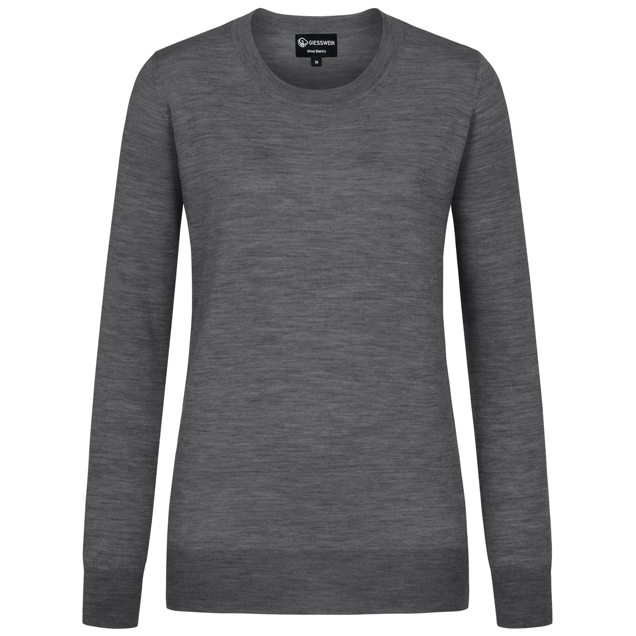 Wool Pullover Light Round Neck Women