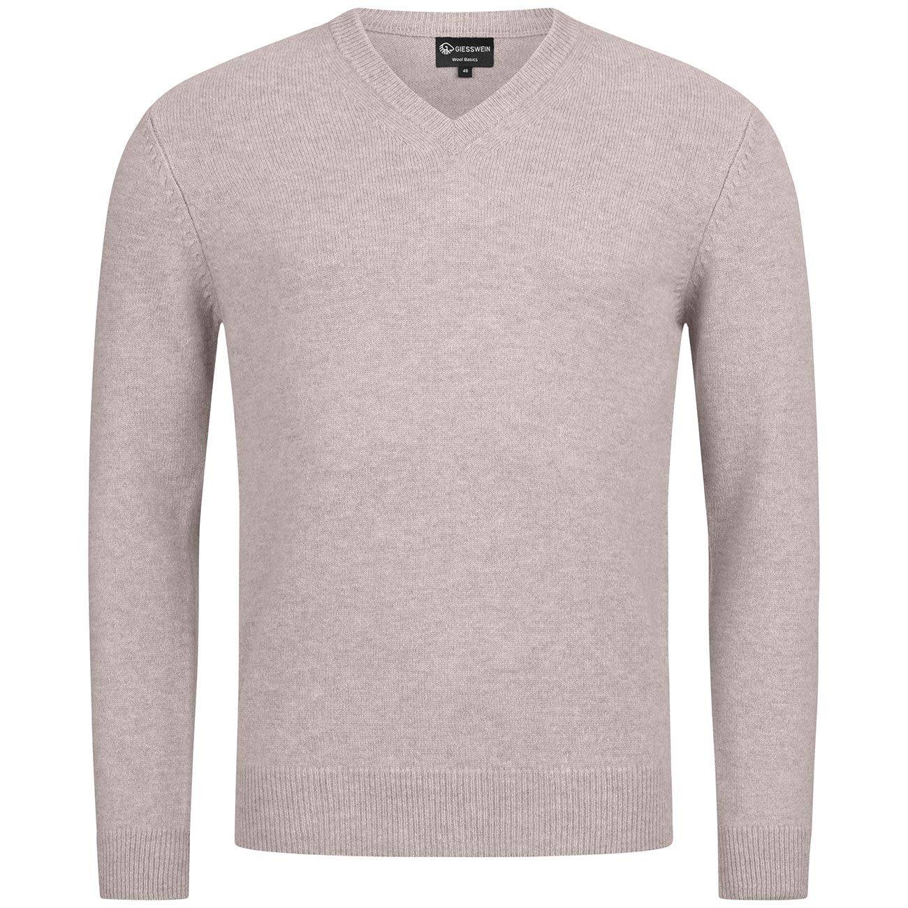 Wool Pullover V Neck Men