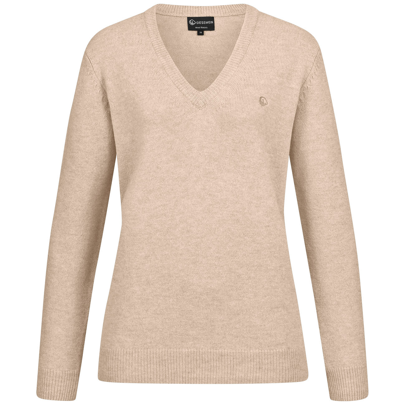 Wool Pullover V Neck Women