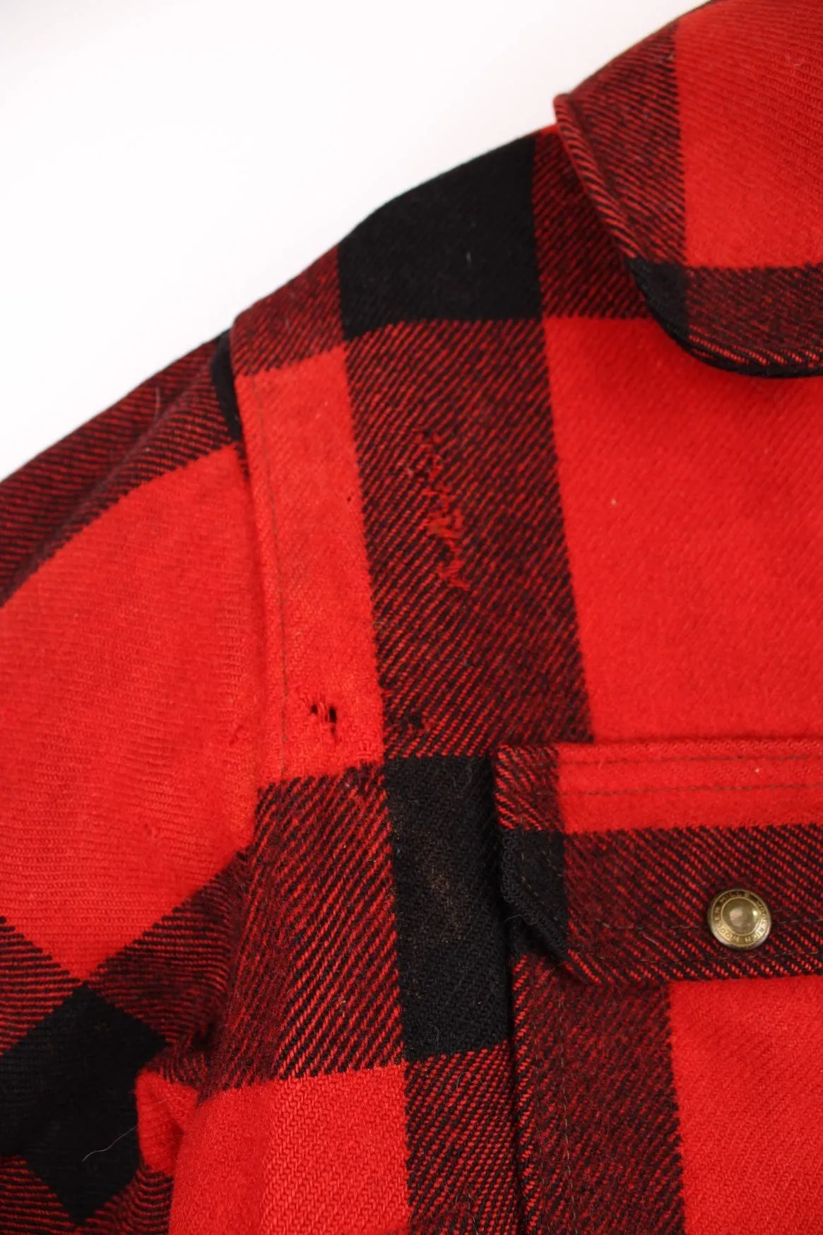 Woolrich Plaid Wool Coat