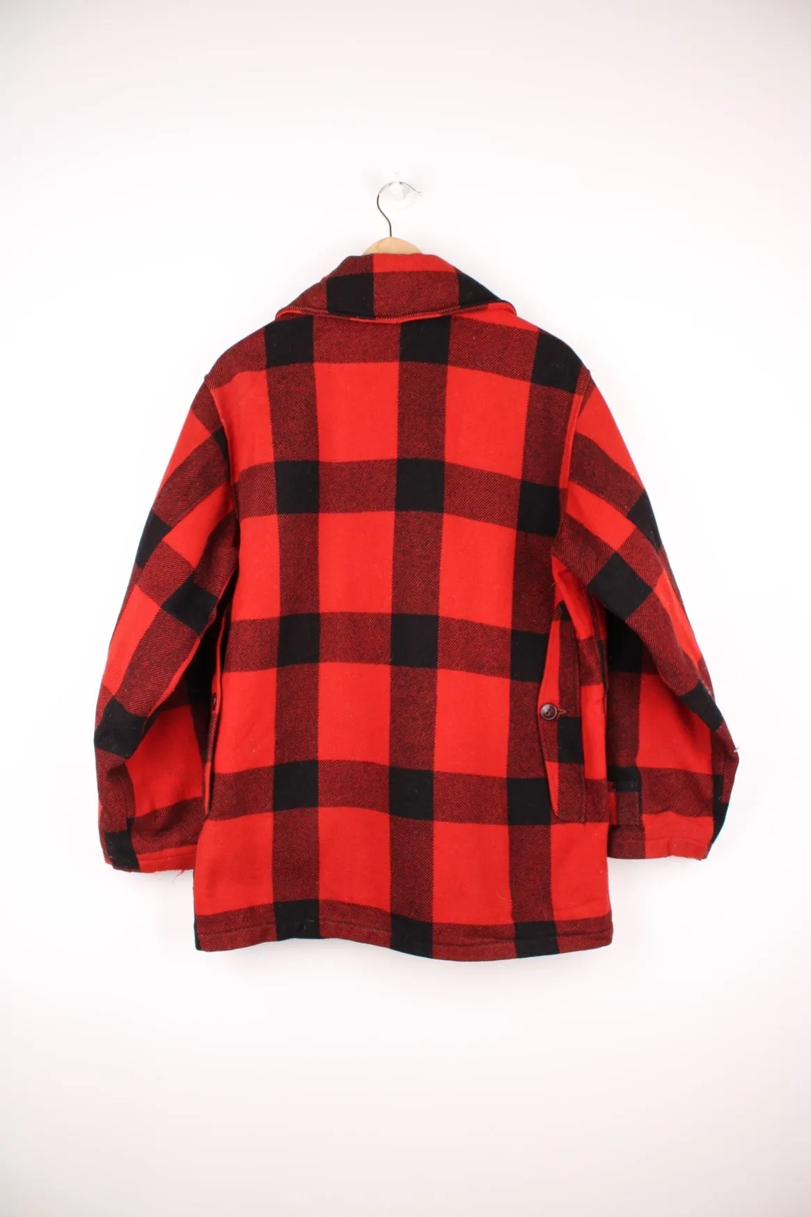 Woolrich Plaid Wool Coat