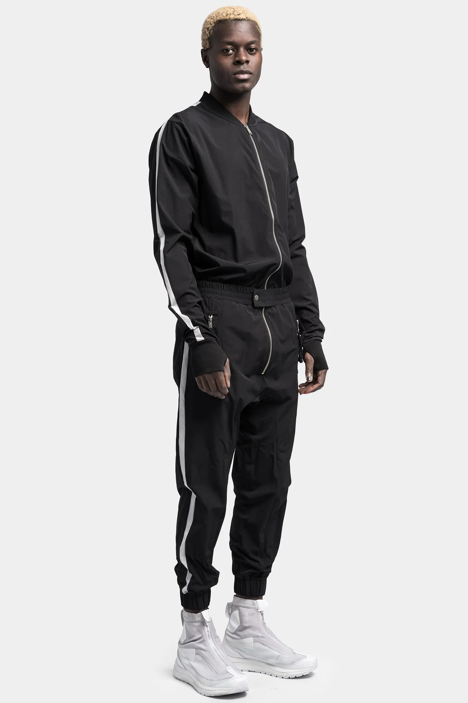 Worker long sleeve zip up overall